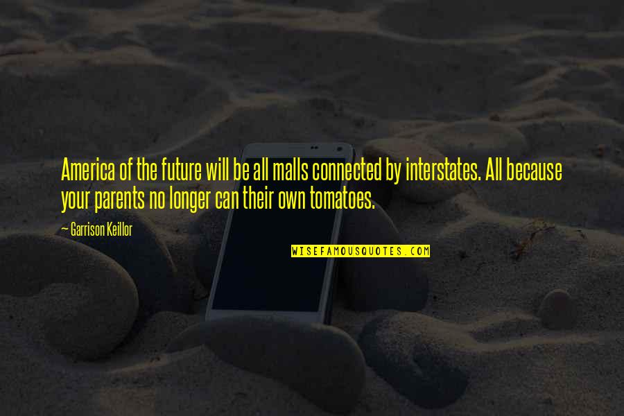 The Future Of America Quotes By Garrison Keillor: America of the future will be all malls The Future Of America Quotes By Garrison Keillor: America of the future will be all malls