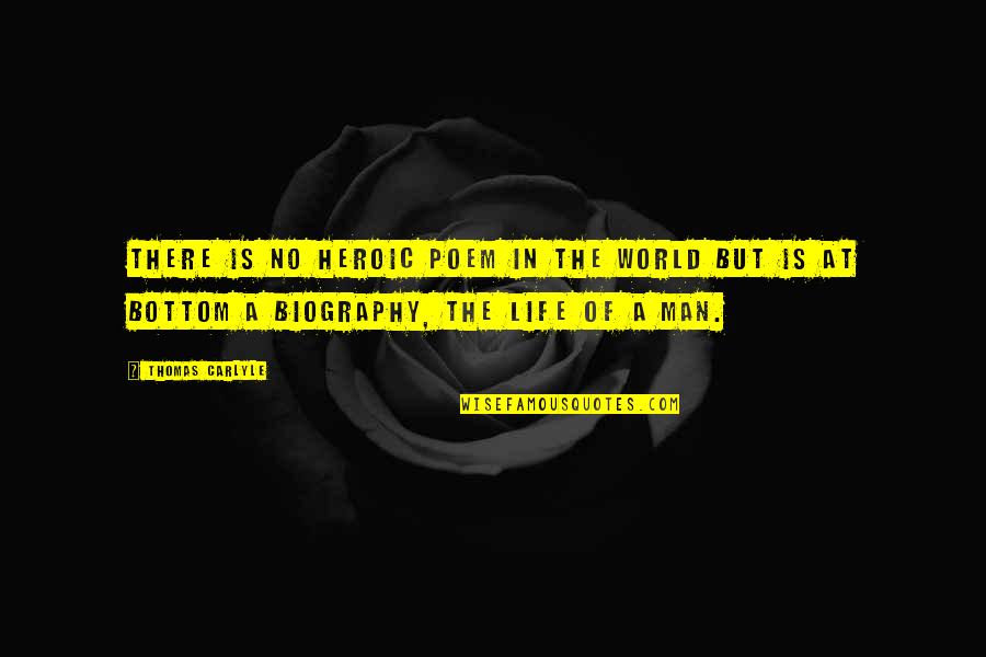 The Fuzzy And The Techie Quotes By Thomas Carlyle: There is no heroic poem in the world