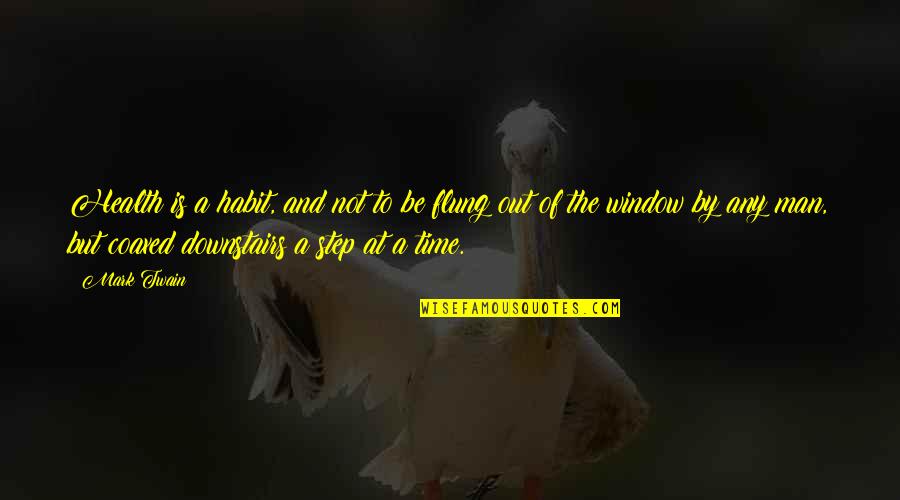 The Gift Of A Baby Quotes By Mark Twain: Health is a habit, and not to be