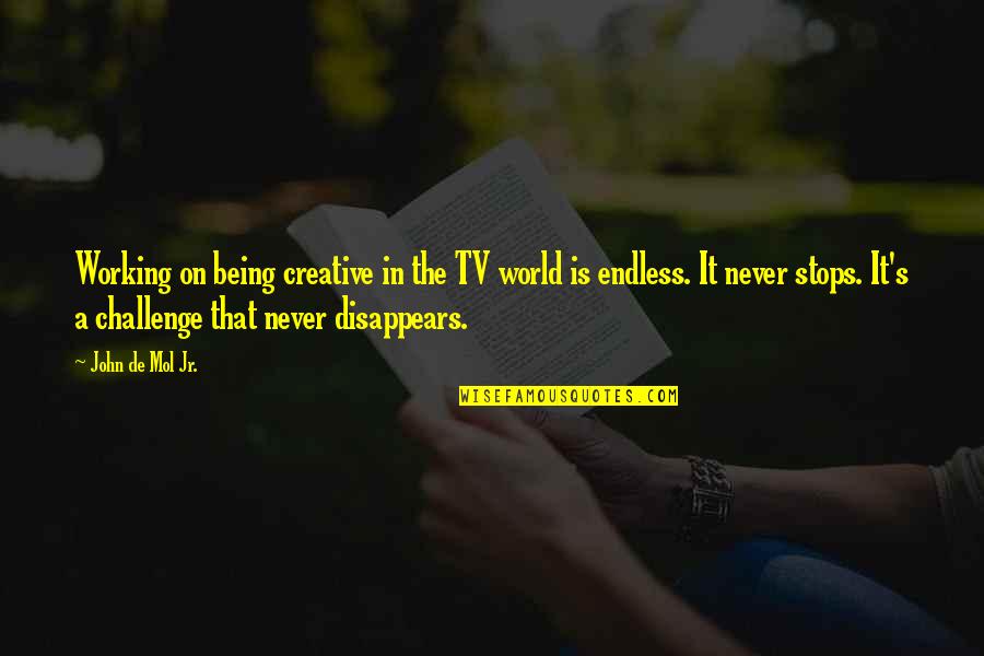 The Giver Movie Best Quotes By John De Mol Jr.: Working on being creative in the TV world The Giver Movie Best Quotes By John De Mol Jr.: Working on being creative in the TV world