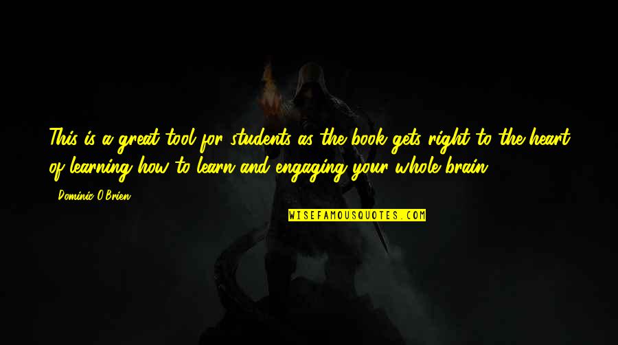 The Great Book Of Quotes By Dominic O'Brien: This is a great tool for students as The Great Book Of Quotes By Dominic O'Brien: This is a great tool for students as