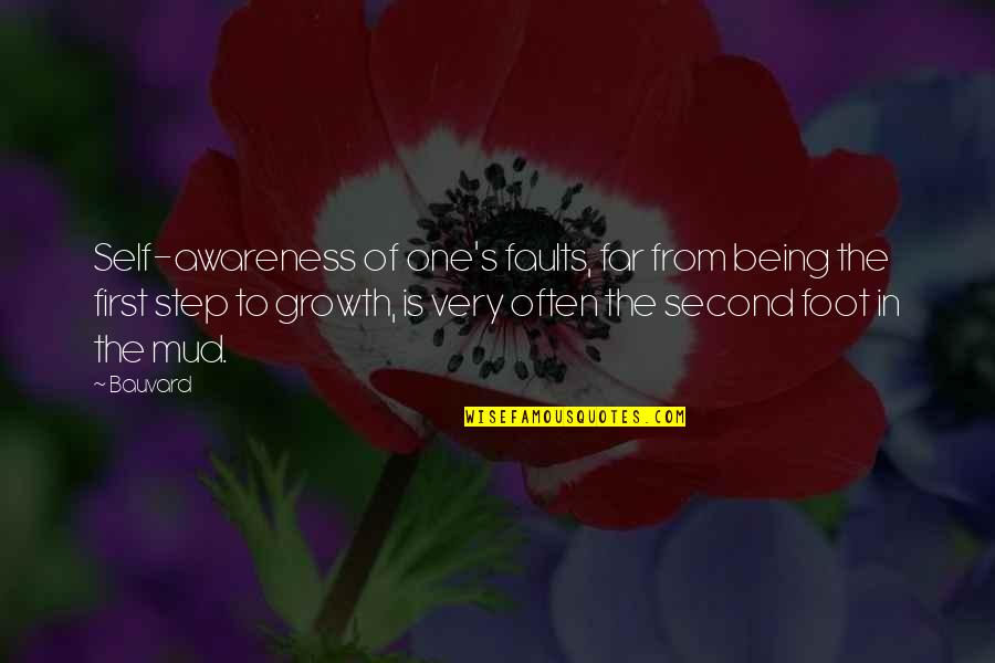 The Growth Quotes By Bauvard: Self-awareness of one's faults, far from being the The Growth Quotes By Bauvard: Self-awareness of one's faults, far from being the