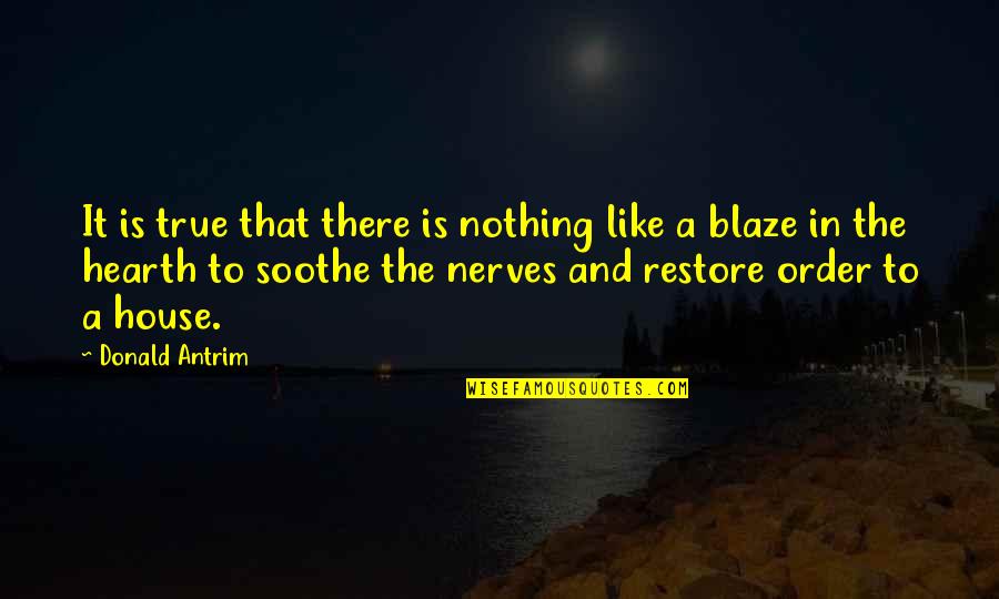 The Hearth Quotes By Donald Antrim: It is true that there is nothing like The Hearth Quotes By Donald Antrim: It is true that there is nothing like