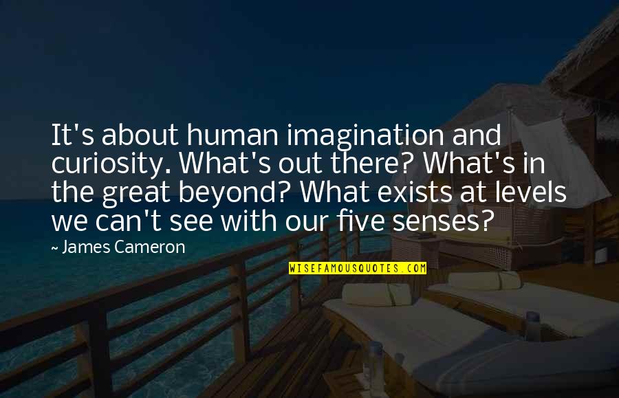 The Human Senses Quotes By James Cameron: It's about human imagination and curiosity. What's out