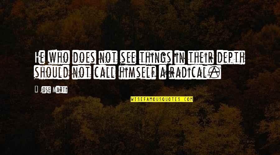 The Hunger Games Catching Fire Katniss And Peeta Quotes By Jose Marti: He who does not see things in their
