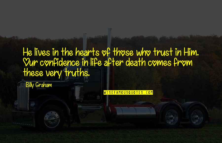 The Life After Death Quotes By Billy Graham: He lives in the hearts of those who The Life After Death Quotes By Billy Graham: He lives in the hearts of those who