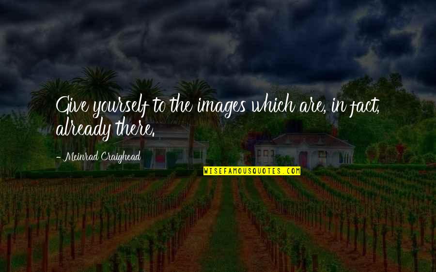 The Lost Vikings Quotes By Meinrad Craighead: Give yourself to the images which are, in The Lost Vikings Quotes By Meinrad Craighead: Give yourself to the images which are, in