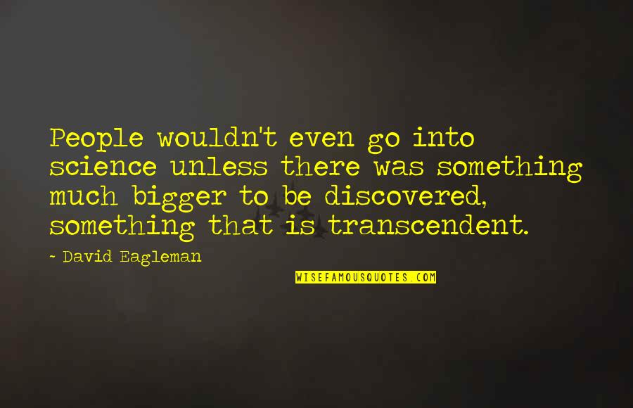 The Love Of A Mother To Her Child Quotes By David Eagleman: People wouldn't even go into science unless there