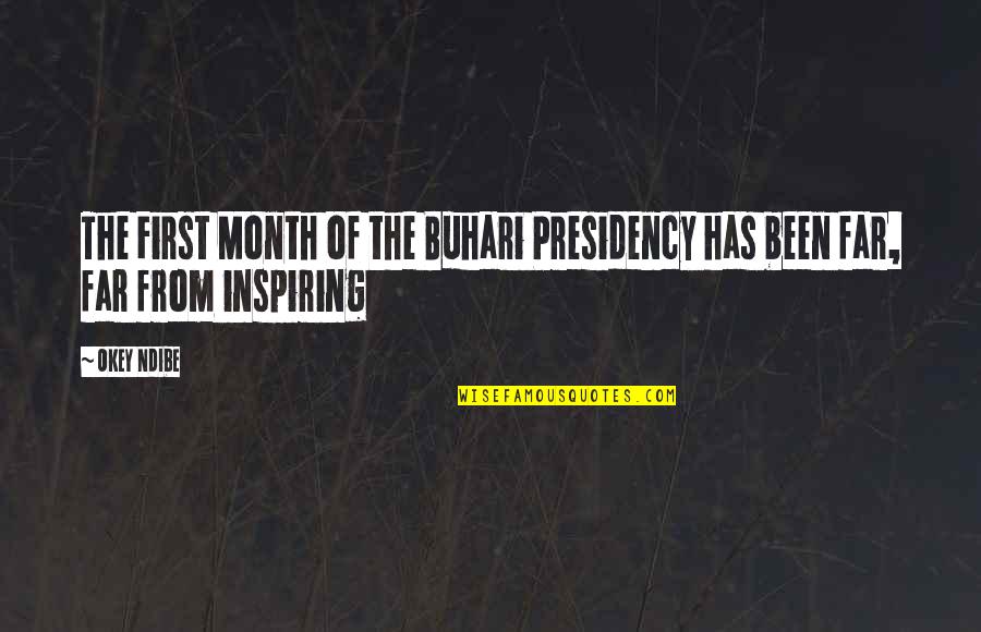 The Months Quotes By Okey Ndibe: The First Month of the Buhari Presidency has