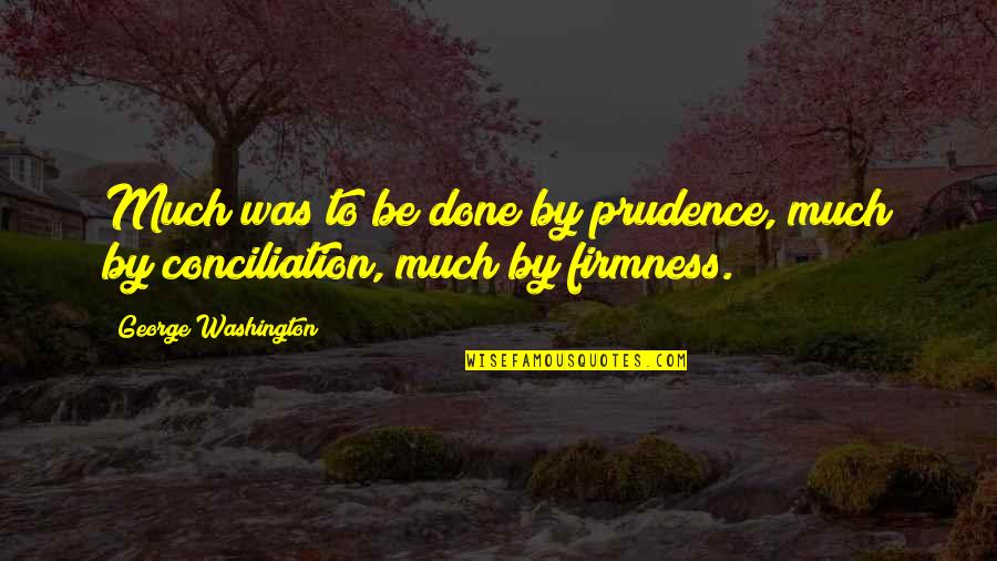The Mustard Seed Quotes By George Washington: Much was to be done by prudence, much The Mustard Seed Quotes By George Washington: Much was to be done by prudence, much