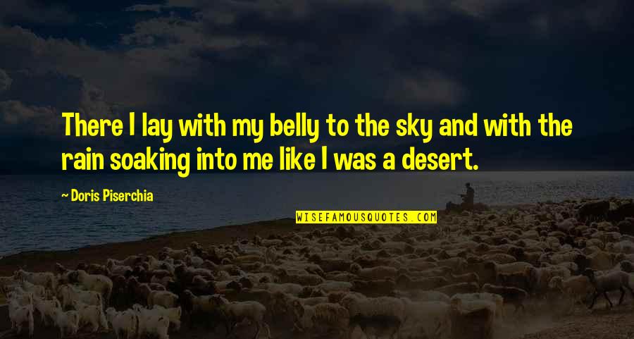 The Office Merger Episode Quotes By Doris Piserchia: There I lay with my belly to the