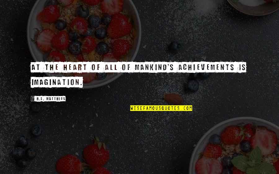 The Office Michael Scott Birthday Quotes By R.L. Matthies: At the heart of all of mankind's achievements The Office Michael Scott Birthday Quotes By R.L. Matthies: At the heart of all of mankind's achievements