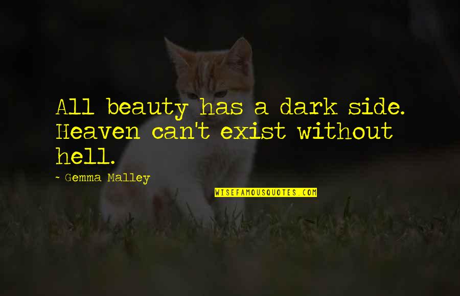 The Other Side Of Heaven Quotes By Gemma Malley: All beauty has a dark side. Heaven can't