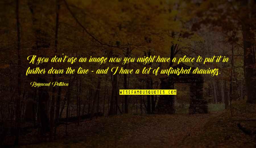 The Place Quotes By Raymond Pettibon: If you don't use an image now you