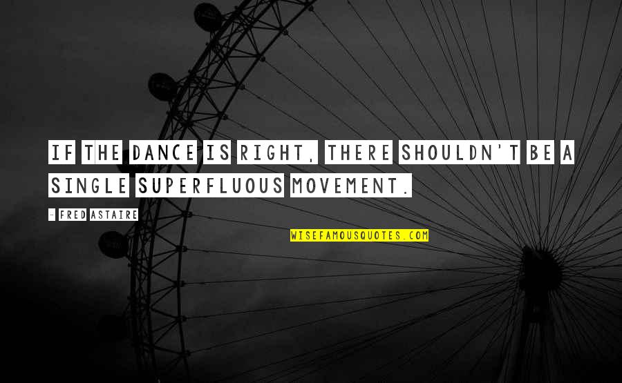 The Power Of Habit Quotes By Fred Astaire: If the dance is right, there shouldn't be