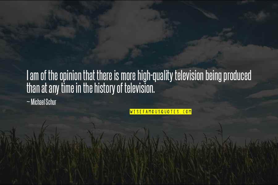 The Quality Of Being Quotes By Michael Schur: I am of the opinion that there is