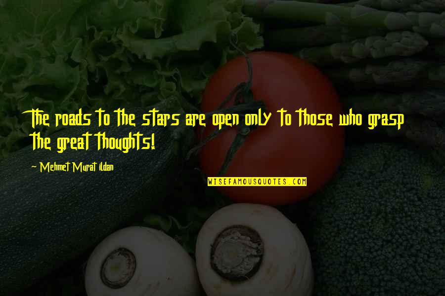 The Roads Quotes By Mehmet Murat Ildan: The roads to the stars are open only