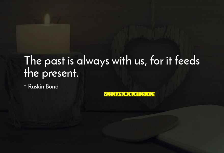 The Saga Of Tanya The Evil Quotes By Ruskin Bond: The past is always with us, for it