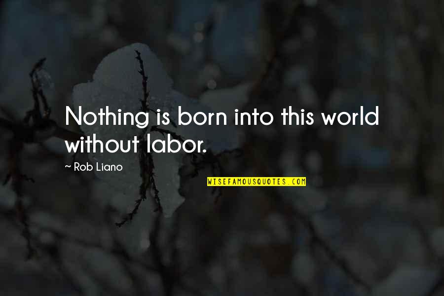 The Second Coming Walker Percy Quotes By Rob Liano: Nothing is born into this world without labor. The Second Coming Walker Percy Quotes By Rob Liano: Nothing is born into this world without labor.