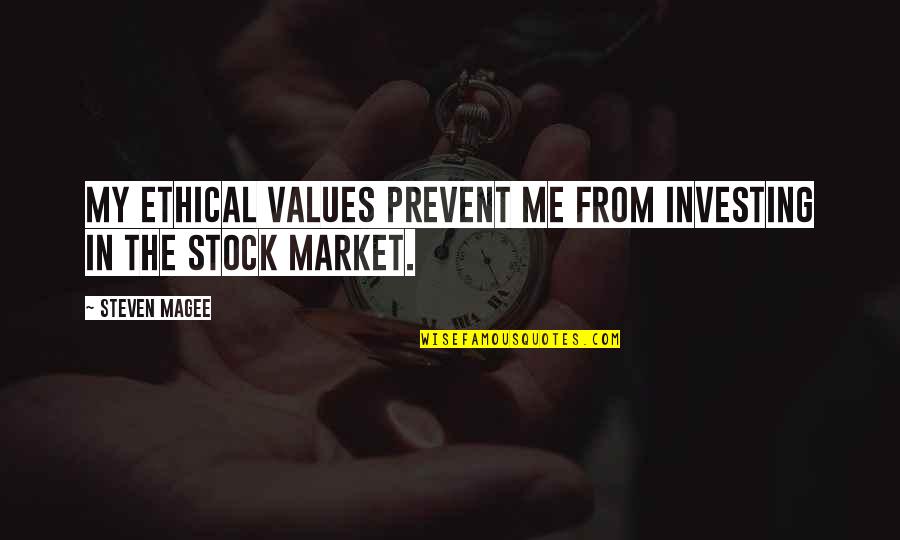 The Stock Market Quotes By Steven Magee: My ethical values prevent me from investing in