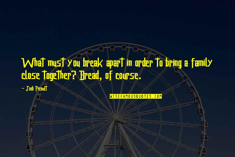 The Storyteller Jodi Quotes By Jodi Picoult: What must you break apart in order to