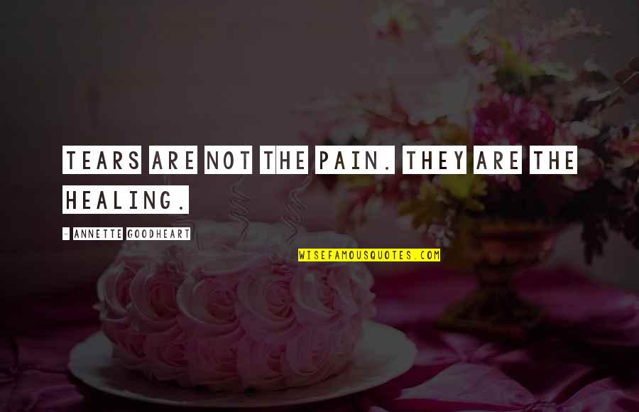 The Tears Quotes By Annette Goodheart: Tears are not the pain. They are the The Tears Quotes By Annette Goodheart: Tears are not the pain. They are the