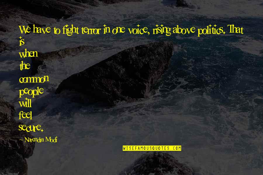 The Terror Quotes By Narendra Modi: We have to fight terror in one voice,
