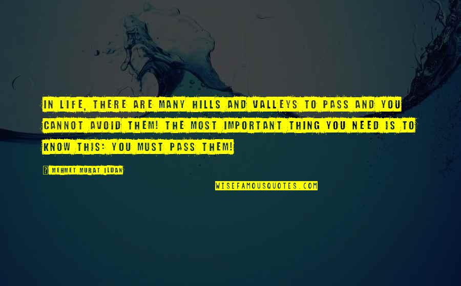 The Valleys Of Life Quotes By Mehmet Murat Ildan: In life, there are many hills and valleys The Valleys Of Life Quotes By Mehmet Murat Ildan: In life, there are many hills and valleys