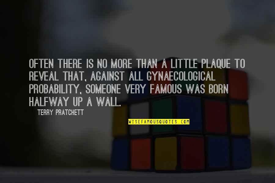 The Wall Famous Quotes By Terry Pratchett: Often there is no more than a little