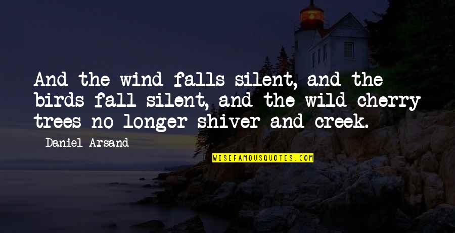 The Wild Quotes By Daniel Arsand: And the wind falls silent, and the birds