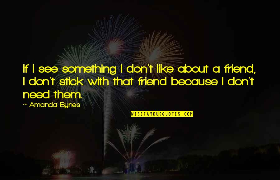 The Yankees Greatness Quotes By Amanda Bynes: If I see something I don't like about The Yankees Greatness Quotes By Amanda Bynes: If I see something I don't like about