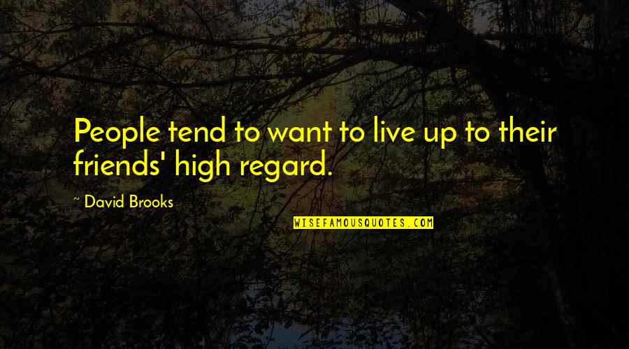 Their Expectations Quotes By David Brooks: People tend to want to live up to