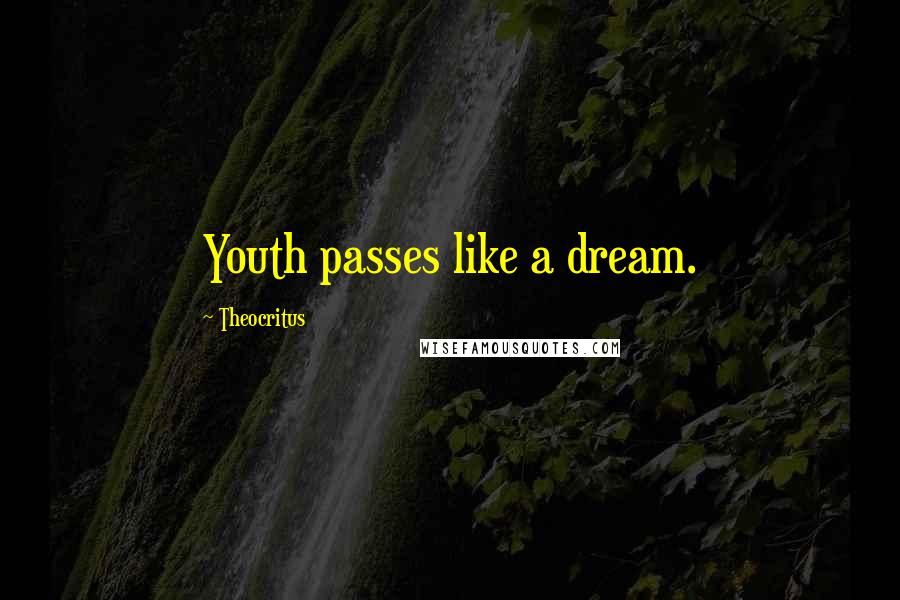 Theocritus quotes: Youth passes like a dream.