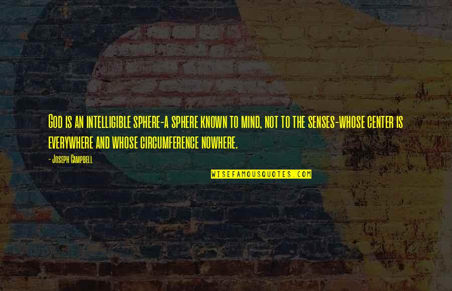 Theodore Parker Book Quotes By Joseph Campbell: God is an intelligible sphere-a sphere known to Theodore Parker Book Quotes By Joseph Campbell: God is an intelligible sphere-a sphere known to