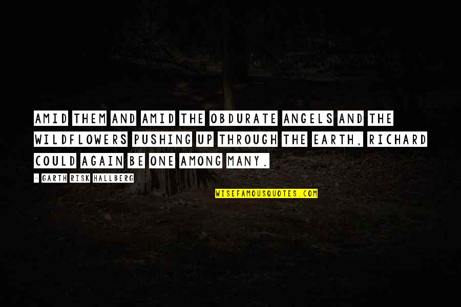 There Are Angels Among Us Quotes By Garth Risk Hallberg: Amid them and amid the obdurate angels and There Are Angels Among Us Quotes By Garth Risk Hallberg: Amid them and amid the obdurate angels and