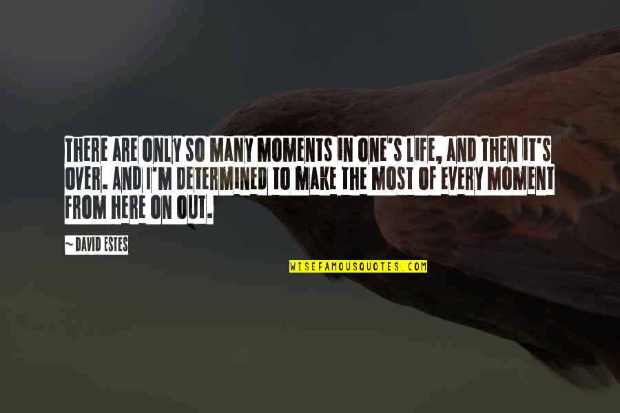 There Are Moments In Life Quotes By David Estes: There are only so many moments in one's