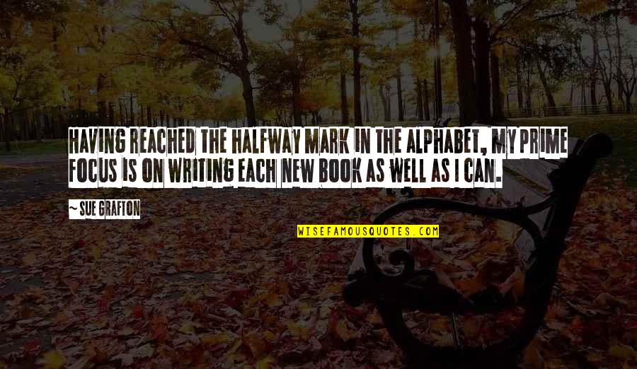 Thermometric Substance Quotes By Sue Grafton: Having reached the halfway mark in the alphabet, Thermometric Substance Quotes By Sue Grafton: Having reached the halfway mark in the alphabet,