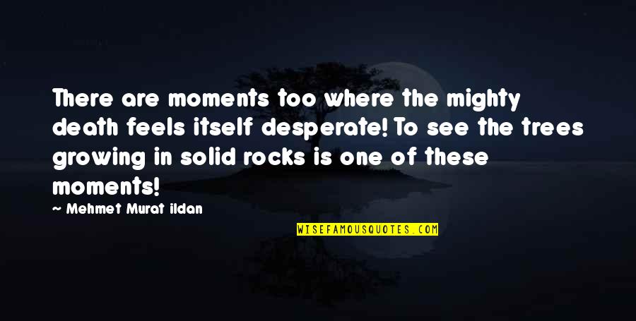 These Moments Quotes By Mehmet Murat Ildan: There are moments too where the mighty death