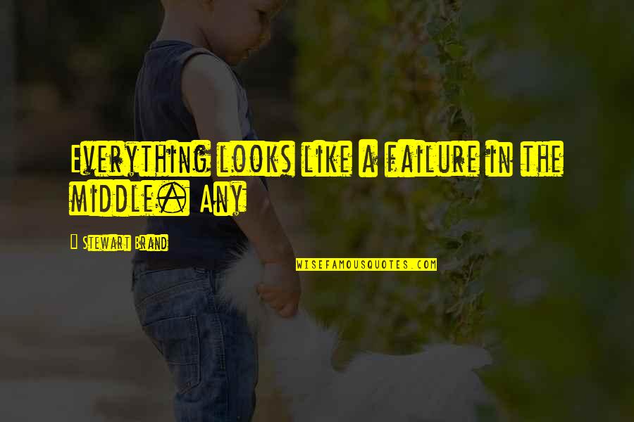 Thick Of It Malcolm Tucker Quotes By Stewart Brand: Everything looks like a failure in the middle.