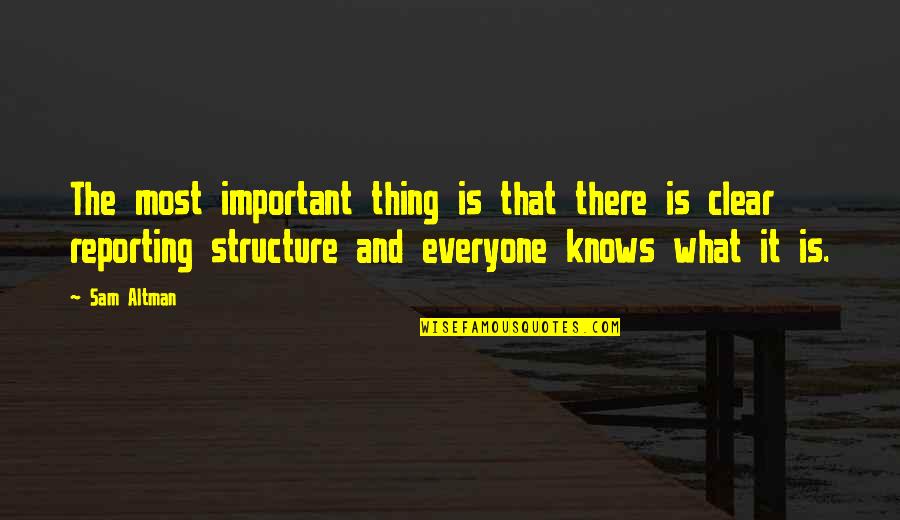 Thind Quotes By Sam Altman: The most important thing is that there is Thind Quotes By Sam Altman: The most important thing is that there is