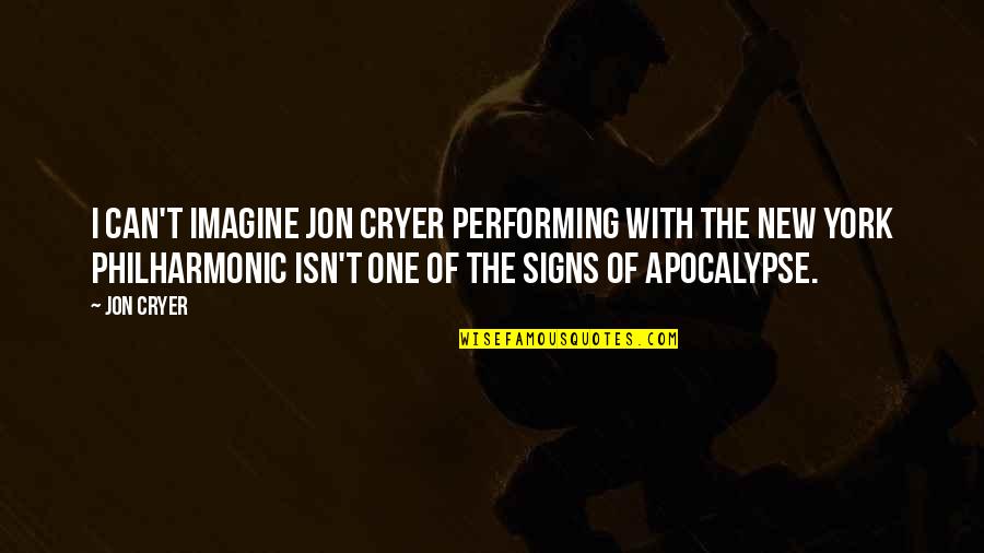 Thingiverse Quotes By Jon Cryer: I can't imagine Jon Cryer performing with the