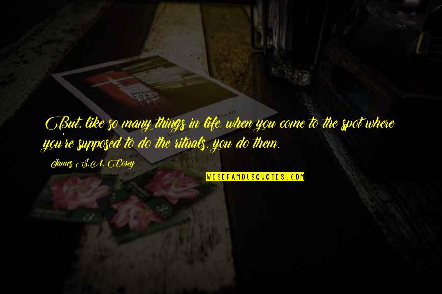 Things To Come Quotes By James S.A. Corey: But, like so many things in life, when Things To Come Quotes By James S.A. Corey: But, like so many things in life, when