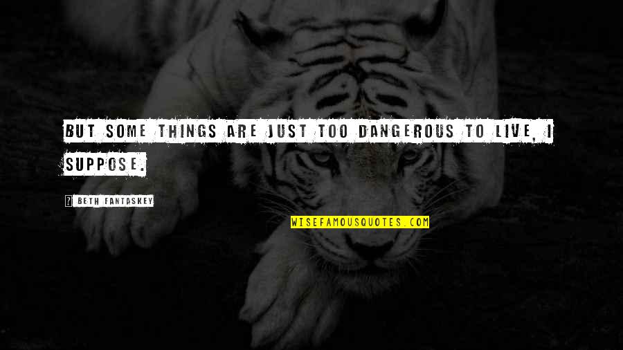 Things To Live By Quotes By Beth Fantaskey: But some things are just too dangerous to