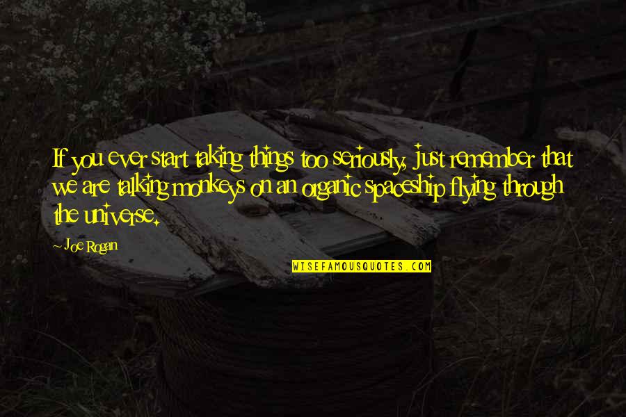 Things We Remember Quotes By Joe Rogan: If you ever start taking things too seriously, Things We Remember Quotes By Joe Rogan: If you ever start taking things too seriously,