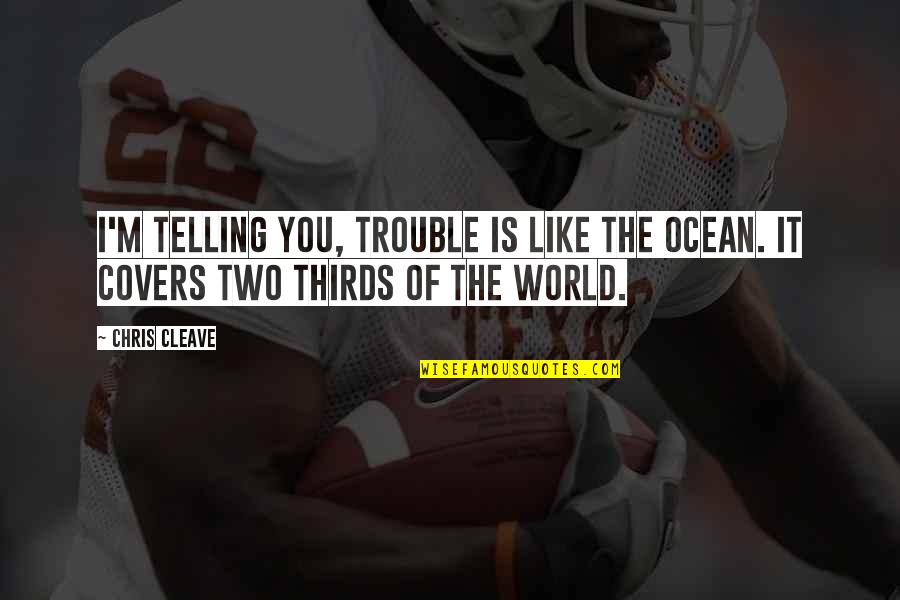 Think About Others Feelings Quotes By Chris Cleave: I'm telling you, trouble is like the ocean.