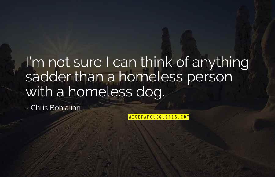 Think My Dog Quotes By Chris Bohjalian: I'm not sure I can think of anything