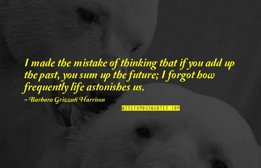 Thinking Of You Life Quotes By Barbara Grizzuti Harrison: I made the mistake of thinking that if