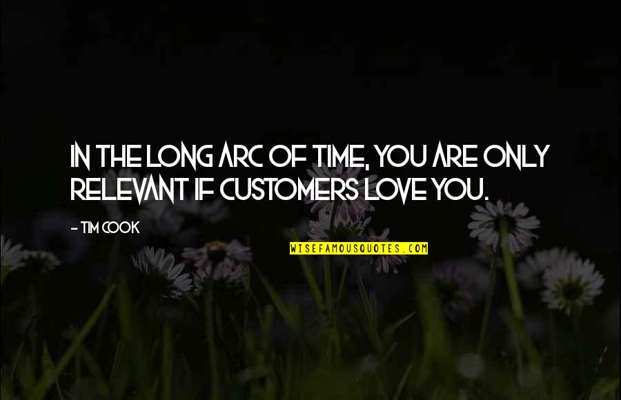 Thinking Of You Love Quotes By Tim Cook: In the long arc of time, you are