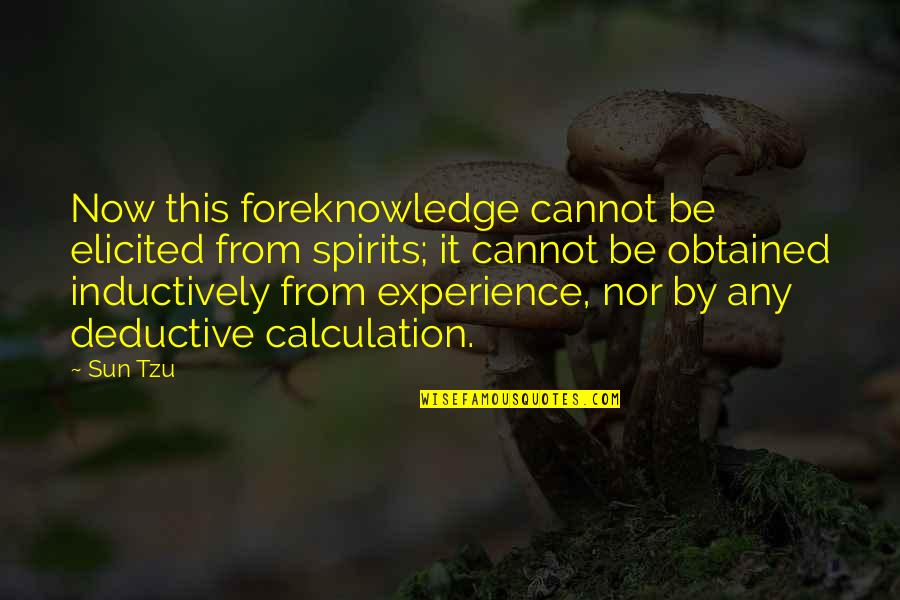 This Now Quotes By Sun Tzu: Now this foreknowledge cannot be elicited from spirits; This Now Quotes By Sun Tzu: Now this foreknowledge cannot be elicited from spirits;