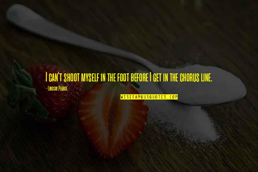 Thomas Offutt Quotes By Lindsay Pearce: I can't shoot myself in the foot before Thomas Offutt Quotes By Lindsay Pearce: I can't shoot myself in the foot before